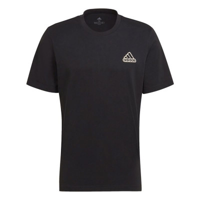 Men’s Short Sleeve T-Shirt Adidas HE1817 Black (S)