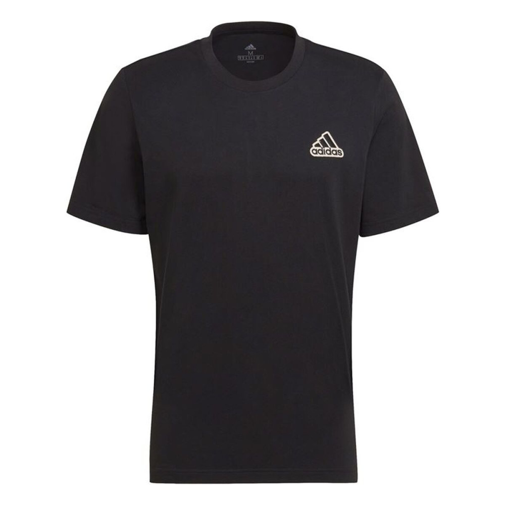 Men’s Short Sleeve T-Shirt Adidas HE1817 Black (S)