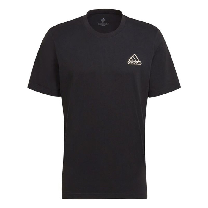 Men’s Short Sleeve T-Shirt Adidas HE1817 Black (S)