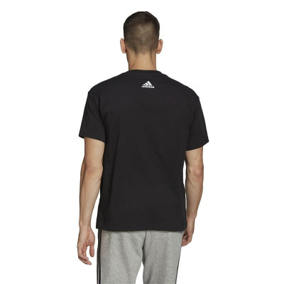 Unisex Short Sleeve T-Shirt Adidas HE4314 Black (S)