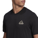 Men’s Short Sleeve T-Shirt Adidas HE1817 Black (S)