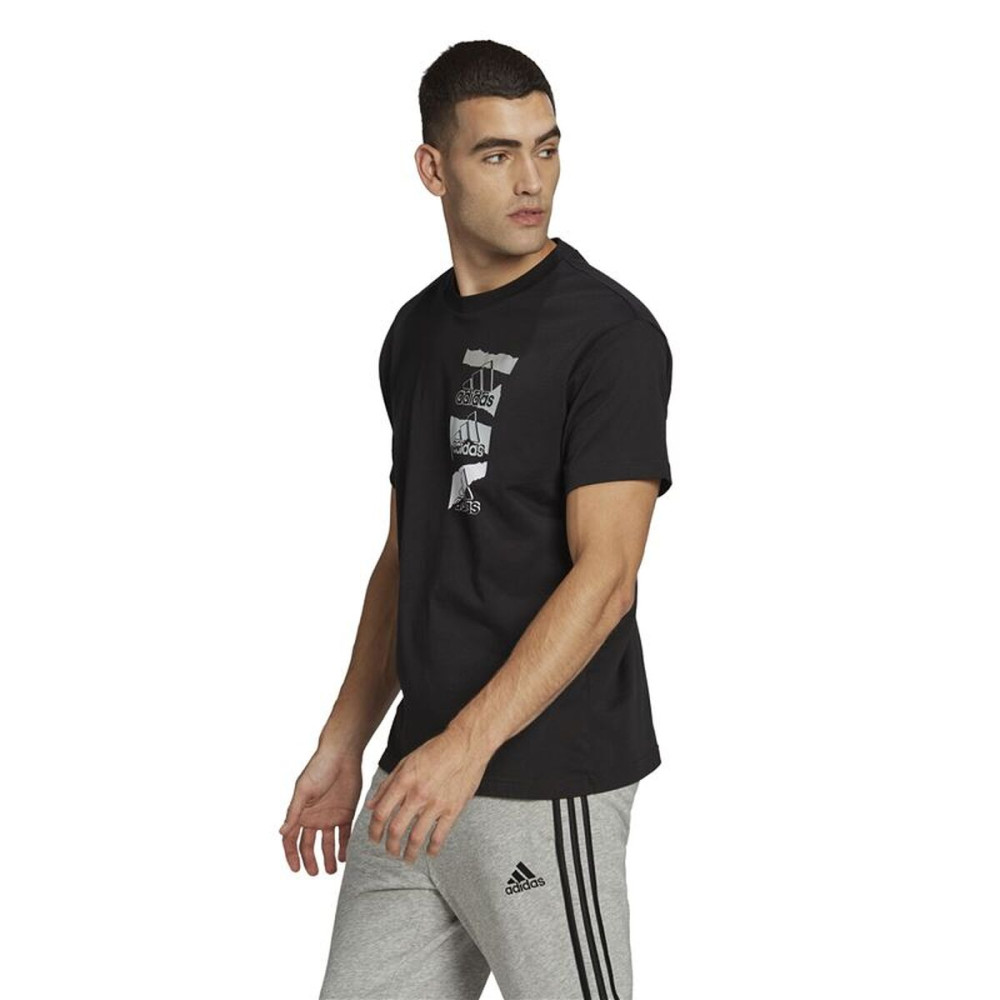 Unisex Short Sleeve T-Shirt Adidas HE4314 Black (S)