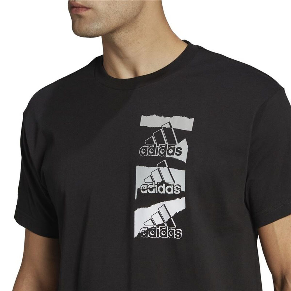 Unisex Short Sleeve T-Shirt Adidas HE4314 Black (S)