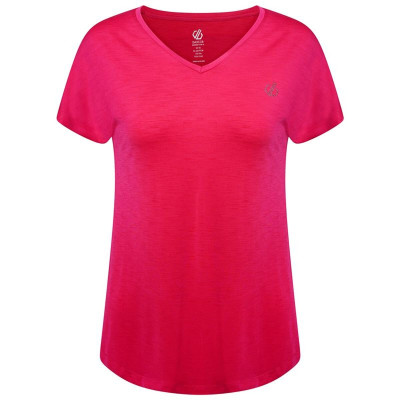 Women’s Short Sleeve T-Shirt Dare 2b DWT566-3BK Dark pink (S)