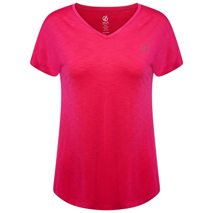 Women’s Short Sleeve T-Shirt Dare 2b DWT566-3BK Dark pink (S)