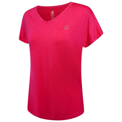 Women’s Short Sleeve T-Shirt Dare 2b DWT566-3BK Dark pink (S)