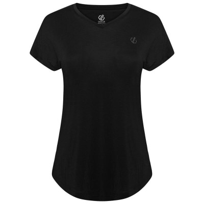 Women’s Short Sleeve T-Shirt Dare 2b DWT566-800 Black (S)