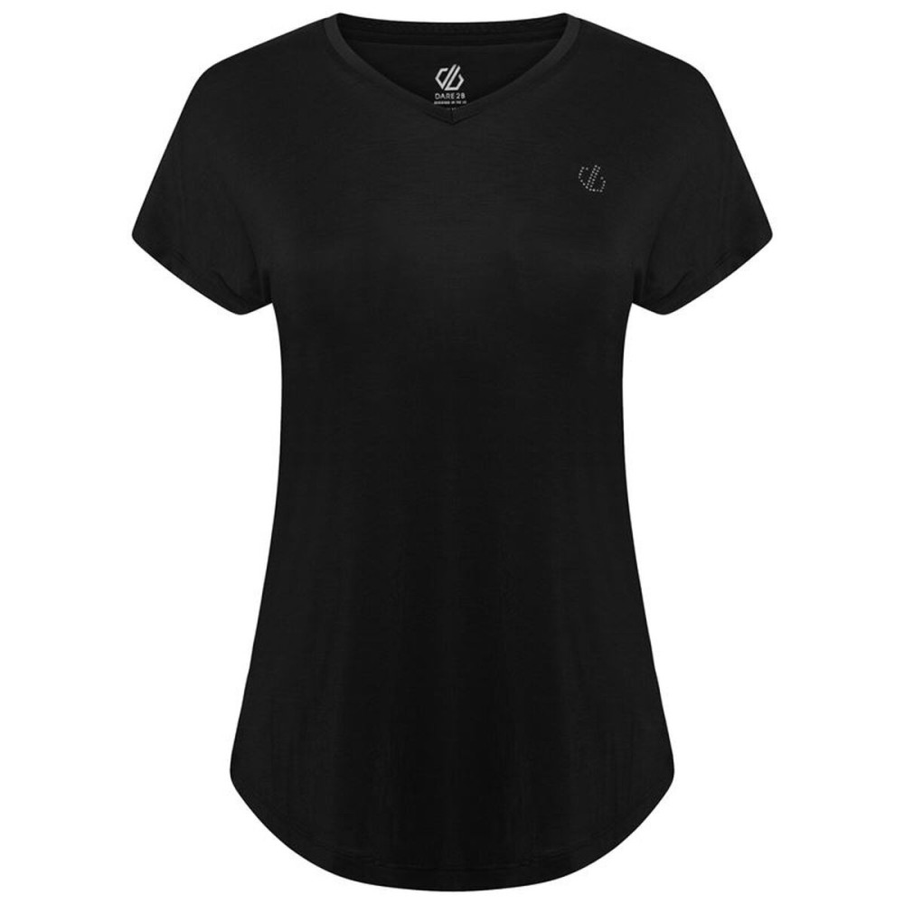 Women’s Short Sleeve T-Shirt Dare 2b DWT566-800 Black (S)