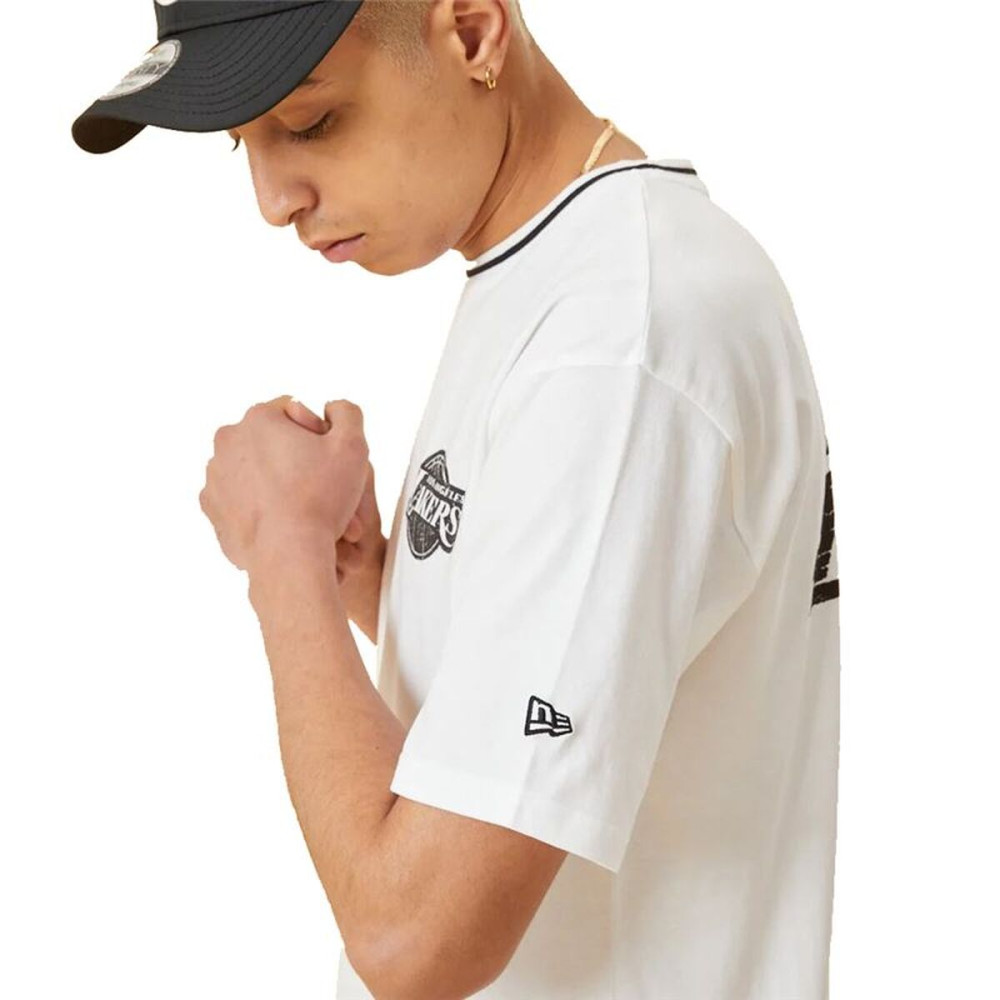 Men’s Short Sleeve T-Shirt New Era 12893172 White (S)
