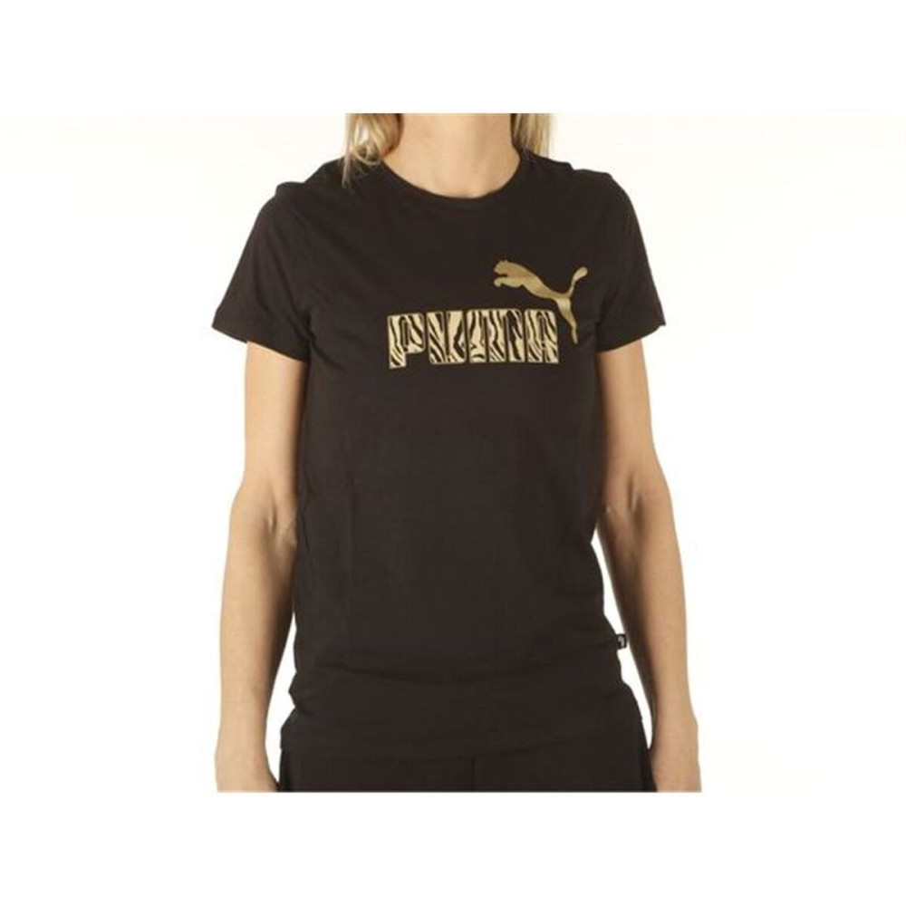 Women’s Short Sleeve T-Shirt Puma 670001 01 Black (S)