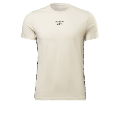 Men’s Short Sleeve T-Shirt Reebok HB2150 Beige (S)