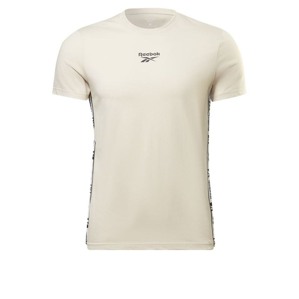 Men’s Short Sleeve T-Shirt Reebok HB2150 Beige (S)