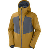 Ski Jacket Salomon LC1583400 Golden Men