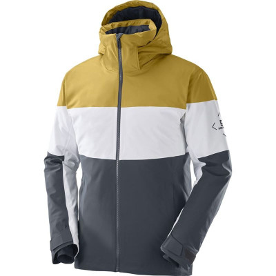 Ski Jacket Salomon LC1587700 Light grey Men