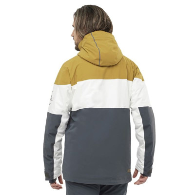 Ski Jacket Salomon LC1587700 Light grey Men
