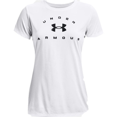 Women’s Short Sleeve T-Shirt Under Armour 1369864-100 White (XS)