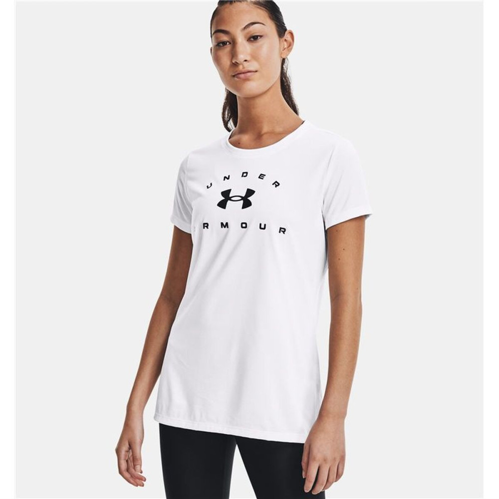 Women’s Short Sleeve T-Shirt Under Armour 1369864-100 White (XS)