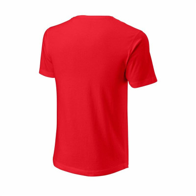 Men’s Short Sleeve T-Shirt Wilson WRA806610 Red (S)