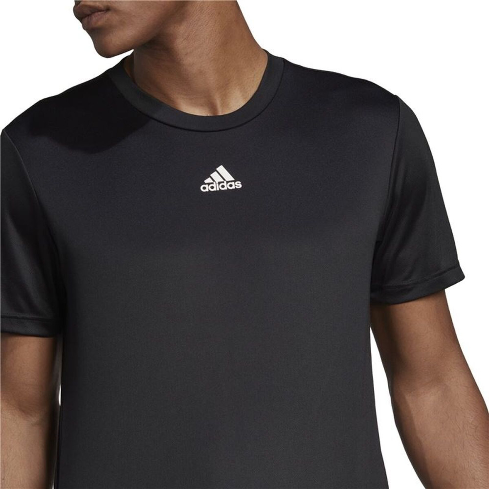 Men’s Short Sleeve T-Shirt Adidas HN8506 Black (XS)