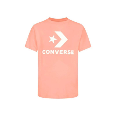Men’s Short Sleeve T-Shirt Converse 10025458-A06 Salmon (S)