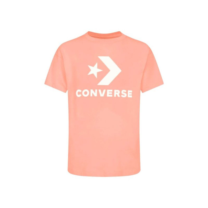 Men’s Short Sleeve T-Shirt Converse 10025458-A06 Salmon (S)