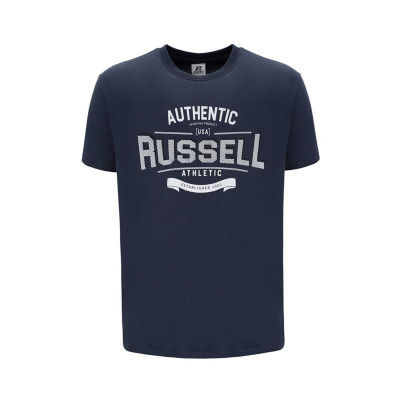 Men’s Short Sleeve T-Shirt Russell Athletic A30081-OB-155 Dark blue (S)