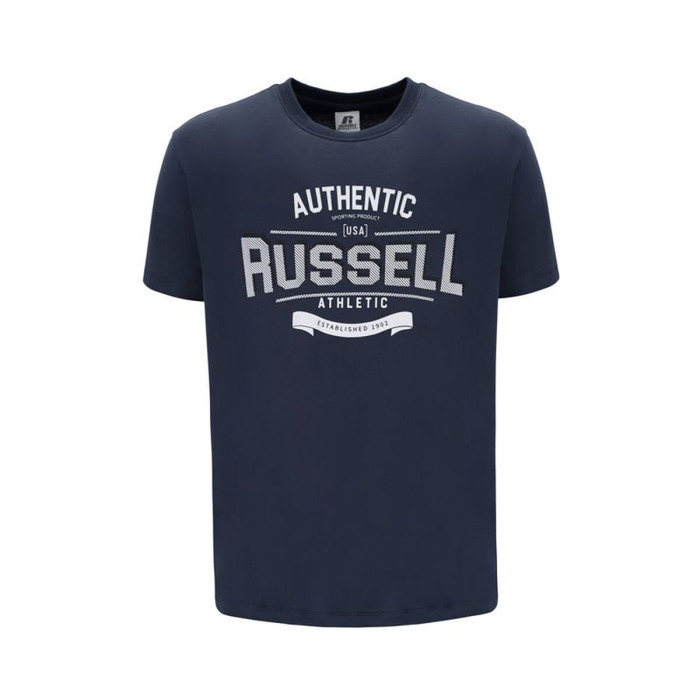 Men’s Short Sleeve T-Shirt Russell Athletic A30081-OB-155 Dark blue (S)