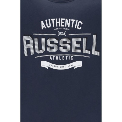 Men’s Short Sleeve T-Shirt Russell Athletic A30081-OB-155 Dark blue (S)
