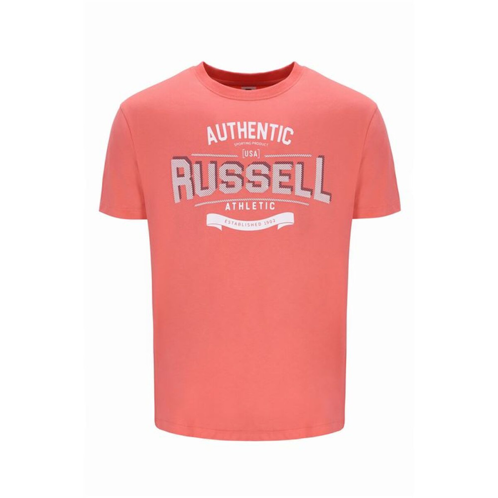 Men’s Short Sleeve T-Shirt Russell Athletic A30081-PC 380 Orange (M)