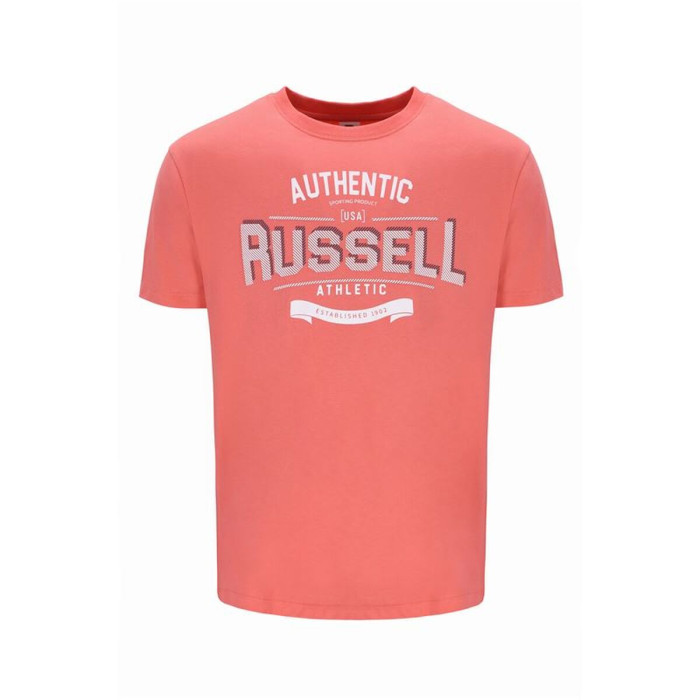 Men’s Short Sleeve T-Shirt Russell Athletic A30081-PC 380 Orange (M)