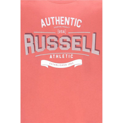 Men’s Short Sleeve T-Shirt Russell Athletic A30081-PC 380 Orange (M)