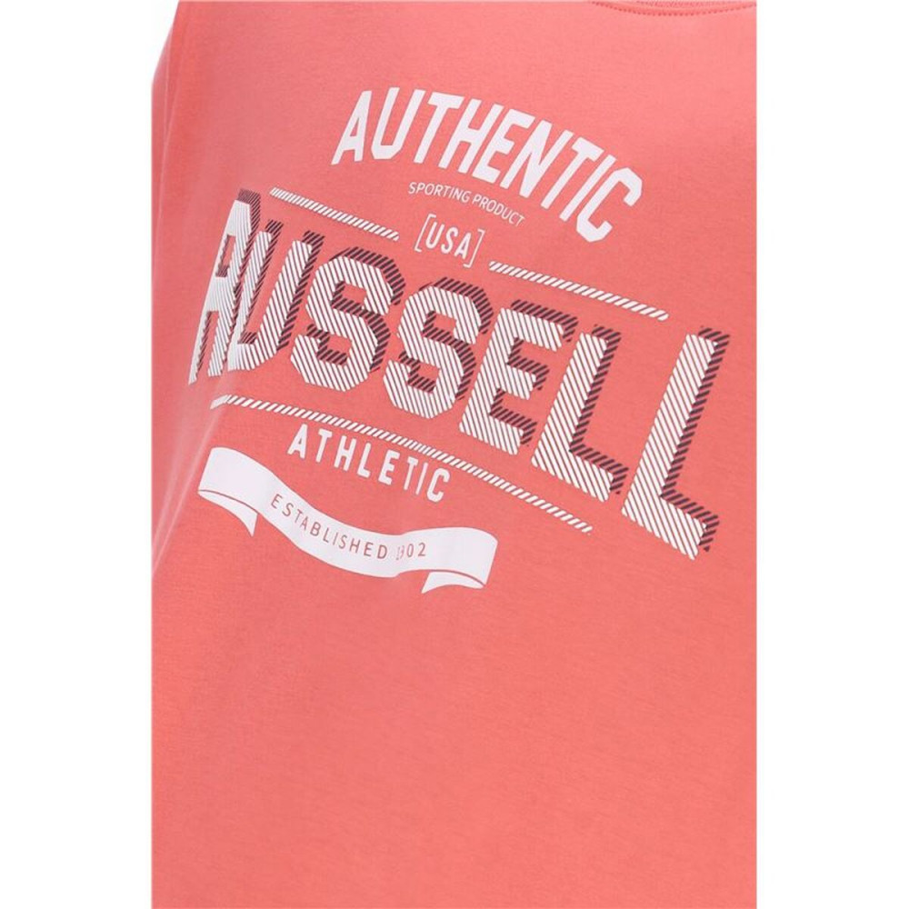 Men’s Short Sleeve T-Shirt Russell Athletic A30081-PC 380 Orange (M)