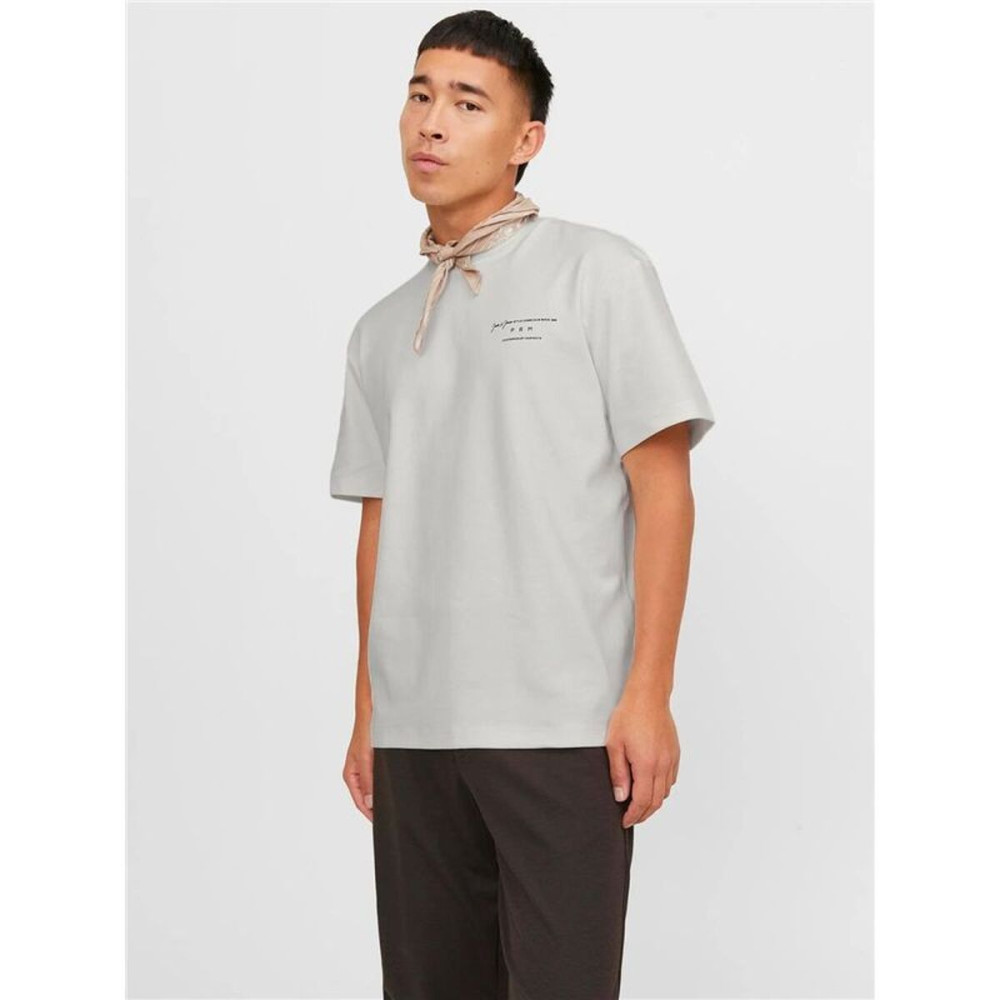 Men’s Short Sleeve T-Shirt Jack & Jones 12245400-177707 White (M)