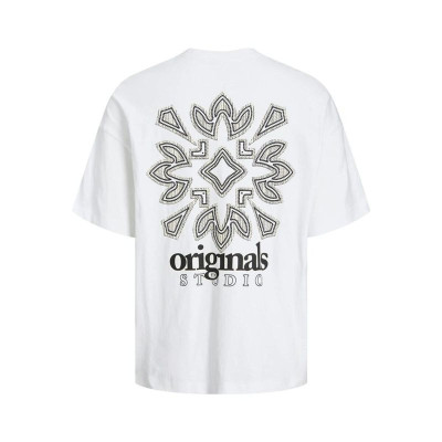 Men’s Short Sleeve T-Shirt Jack & Jones 12252953-177627 White (XL)