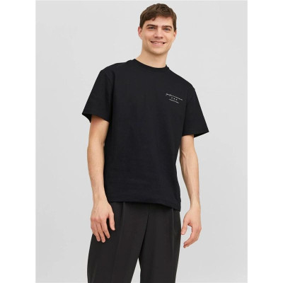 Men’s Short Sleeve T-Shirt Jack & Jones 12245400-178012 Black (S)