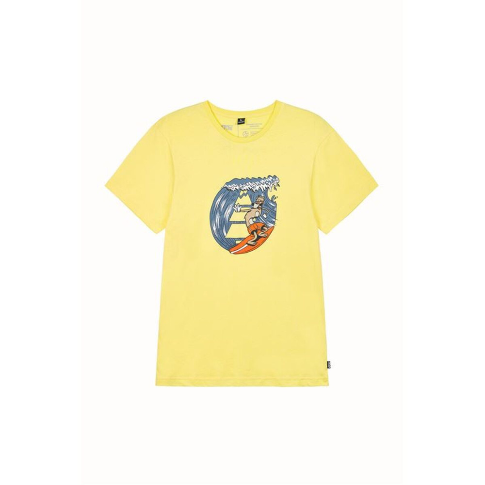 Men’s Short Sleeve T-Shirt Picture MTS1030.B Yellow (M)