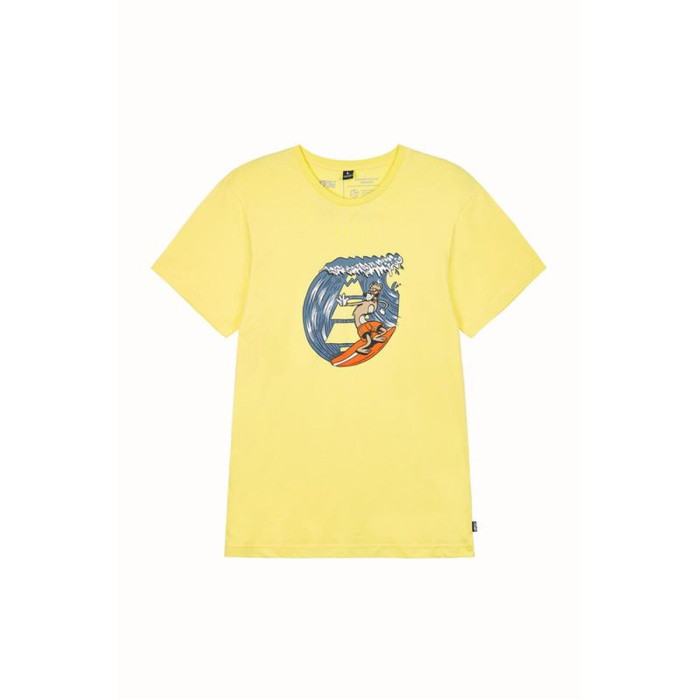 Men’s Short Sleeve T-Shirt Picture MTS1030.B Yellow (M)