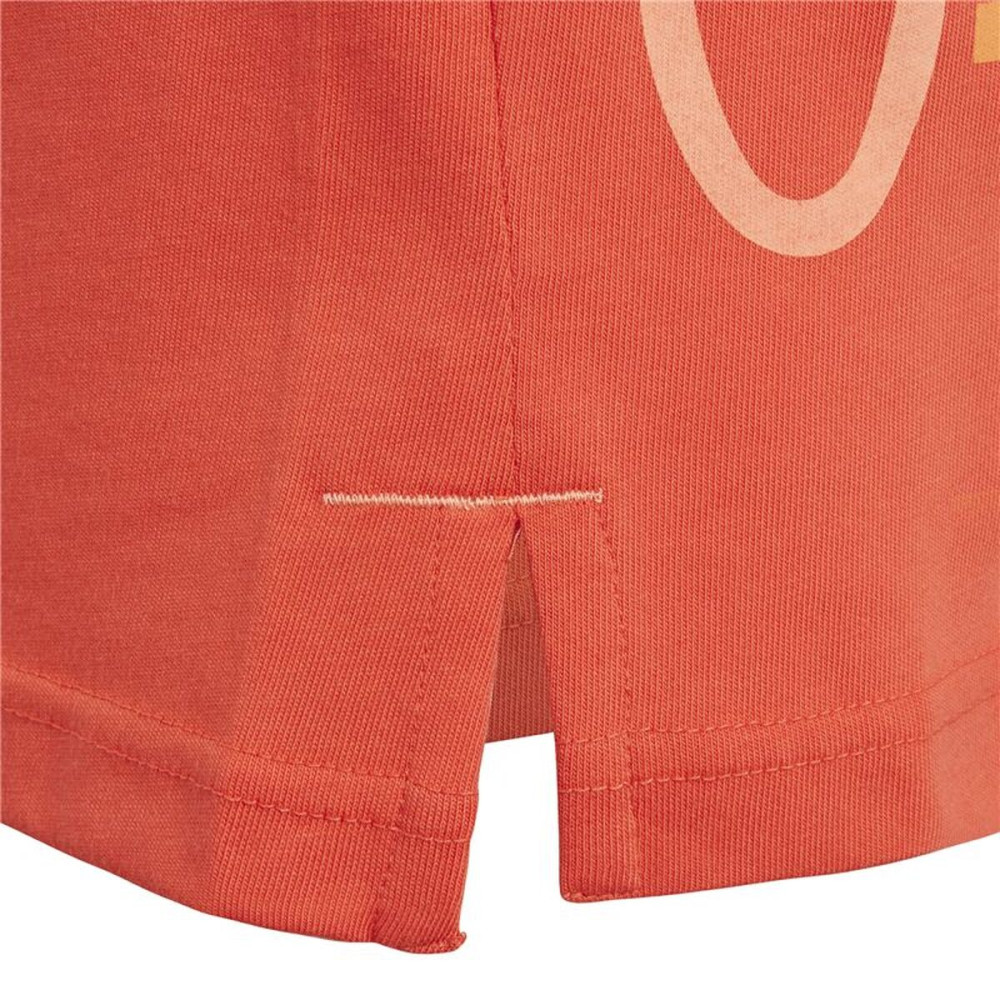 Child's Short Sleeve T-Shirt Adidas CF6636 Orange