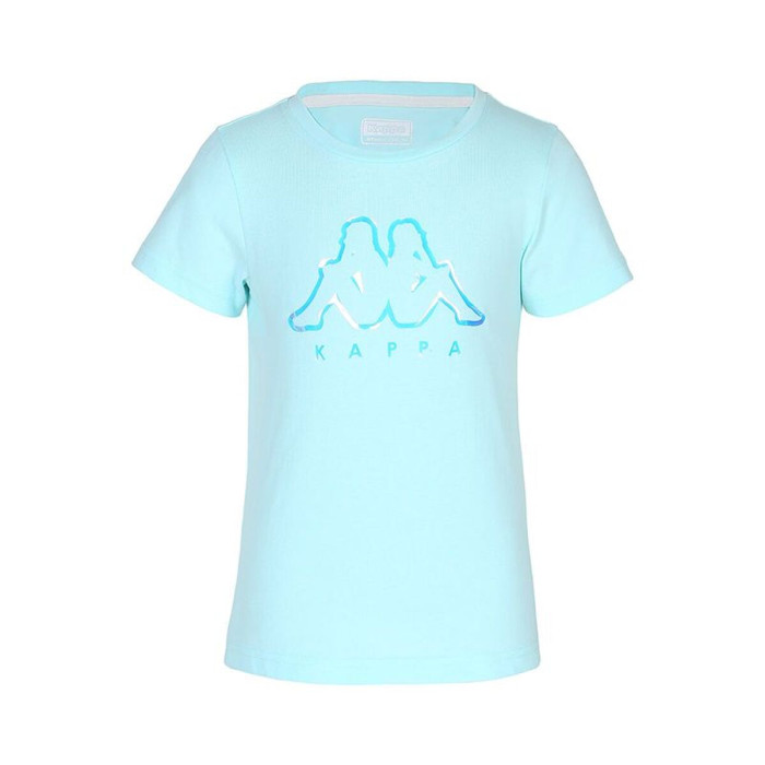 Child's Short Sleeve T-Shirt Kappa 36174CW-871 Sky blue