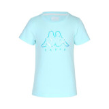 Child's Short Sleeve T-Shirt Kappa 36174CW-871 Sky blue