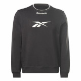 Men’s Sweatshirt without Hood Reebok RI Arch Logo Vector White Black