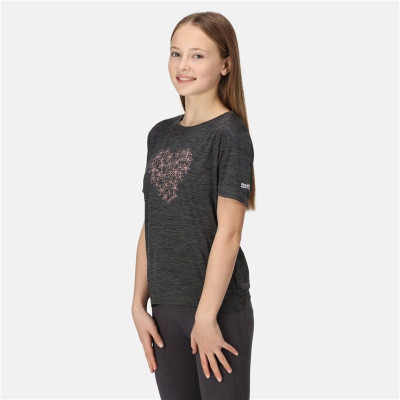 Child's Short Sleeve T-Shirt Regatta RKT143-4ZQ Grey