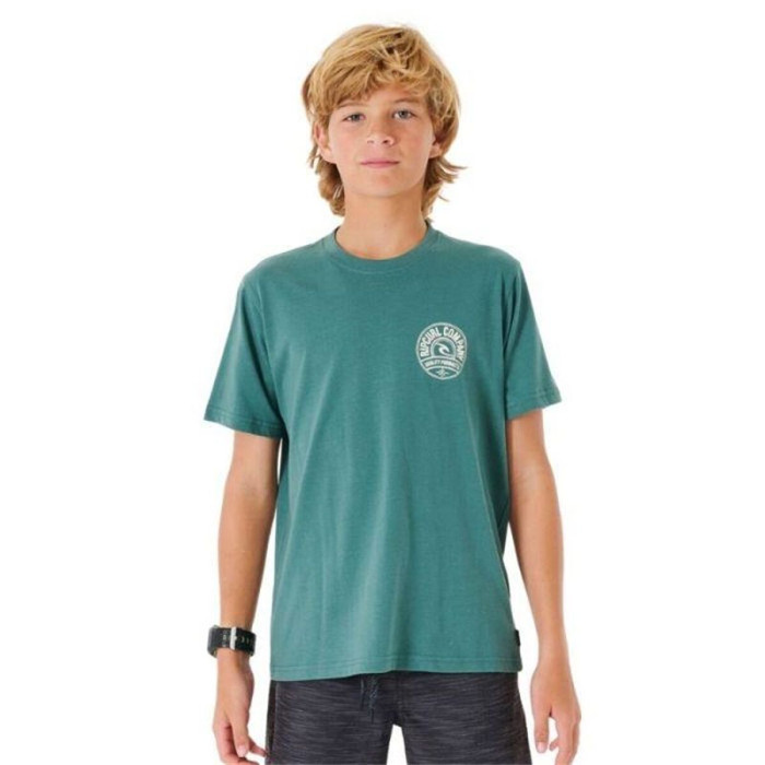 Child's Short Sleeve T-Shirt Rip Curl 021BTE-3136 Blue