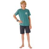 Child's Short Sleeve T-Shirt Rip Curl 021BTE-3136 Blue