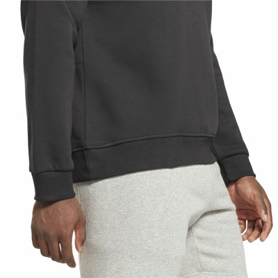 Men’s Sweatshirt without Hood Reebok RI Arch Logo Vector White Black