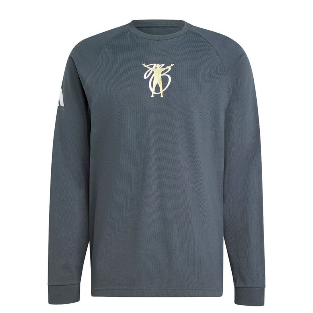 Men’s Long Sleeve T-Shirt Adidas JM9351 Dark grey (XS)