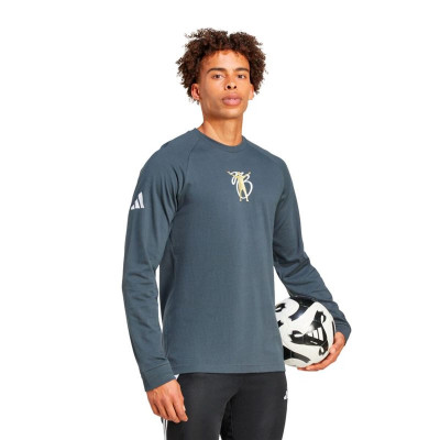 Men’s Long Sleeve T-Shirt Adidas JM9351 Dark grey (XS)