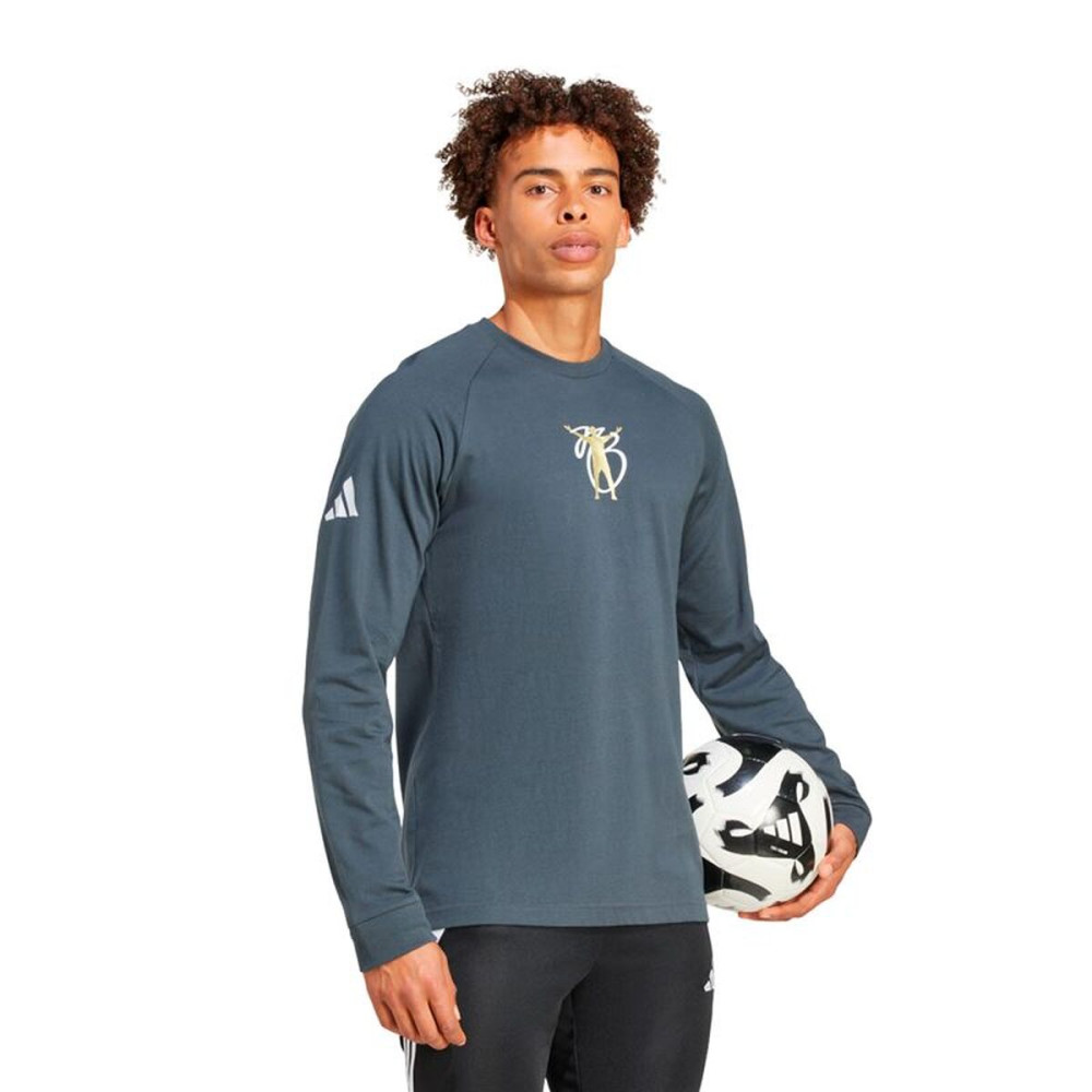 Men’s Long Sleeve T-Shirt Adidas JM9351 Dark grey (XS)