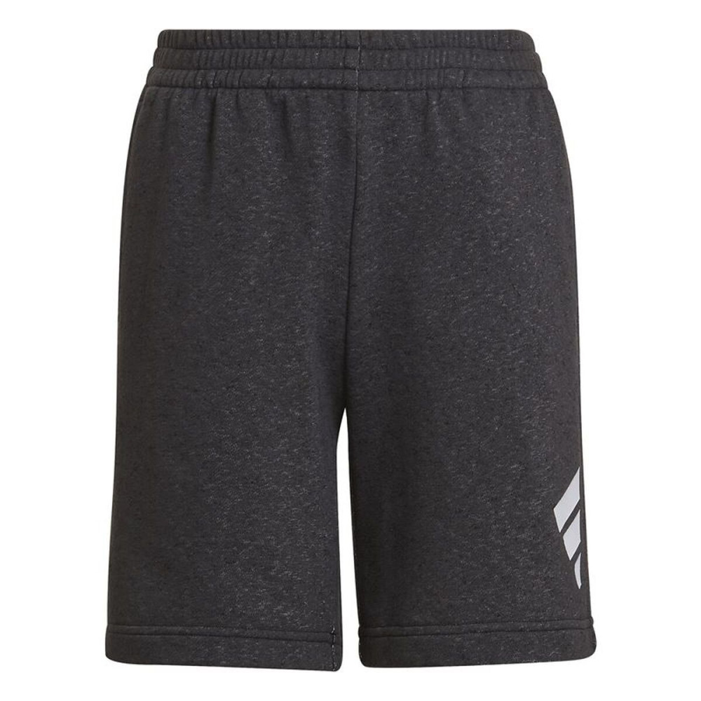 Sport Shorts for Kids Adidas Future Icons 3 Bandas Black
