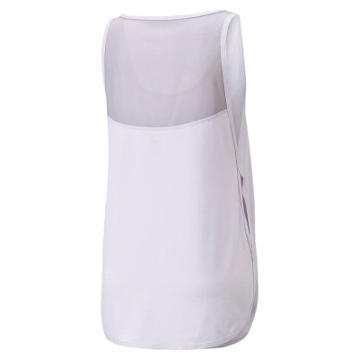 Women’s Short Sleeve T-Shirt Puma Studio Yogini Lite Lavendar